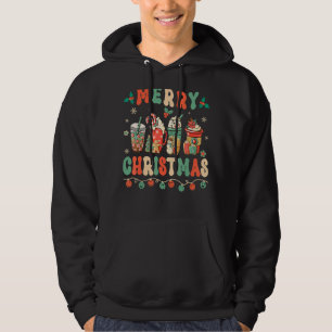 Weihnachtskaffee Cups Winter Snowman Kekse Groov Hoodie