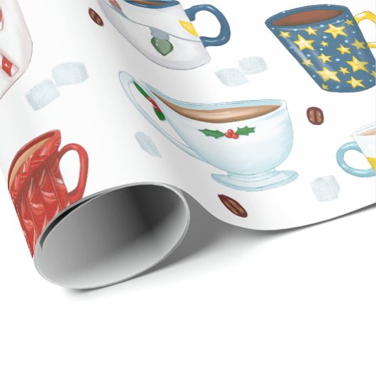 Weihnachtskaffee Date Cup of Cosy Geschenkpapier (Rolleneckpunkt)
