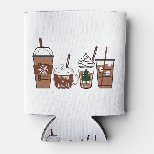 Weihnachtskaffee Dosenkühler (Vorderseite)