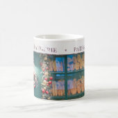 Weihnachtskaffee-Fassade mit Weihnachts-Deko Kaffeetasse (Mittel)