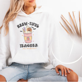 Weihnachtskaffee für den bräunlichen Lehrer Hoodie