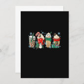 Weihnachtskaffee für Frauen Süßigkeiten Winter Gem Einladung (Vorne/Hinten)