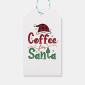 Weihnachtskaffee Geschenkanhänger (Rückseite)