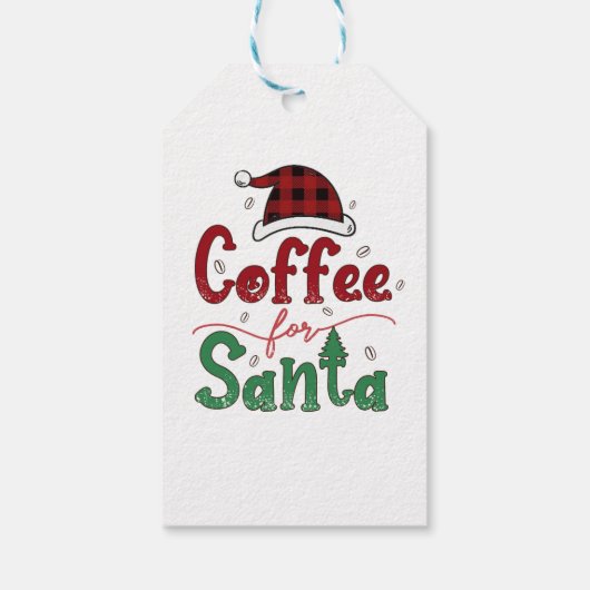 Weihnachtskaffee Geschenkanhänger (Rückseite)