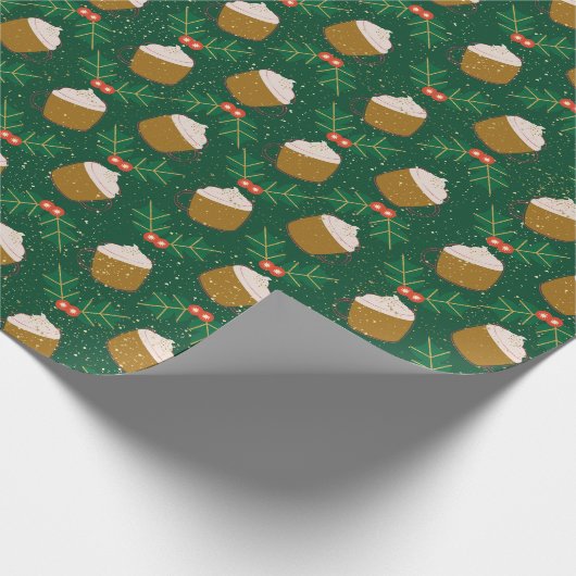 Weihnachtskaffee Geschenkpapier (Ecke)