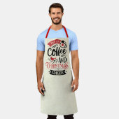 Weihnachtskaffee & Kaffee-Schürze Schürze (Getragen)