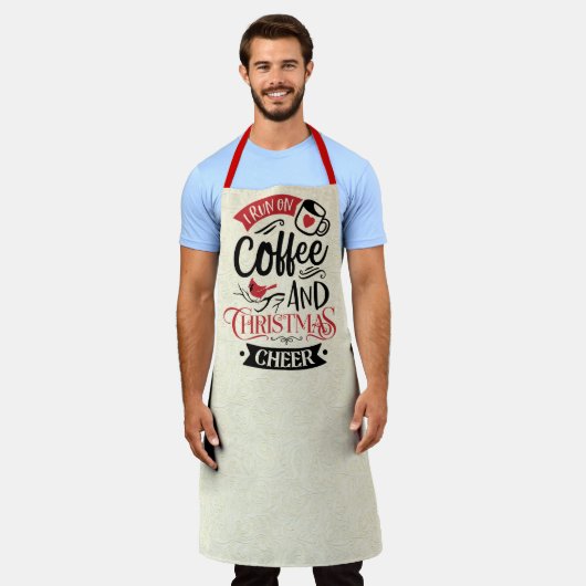 Weihnachtskaffee & Kaffee-Schürze Schürze (Getragen)