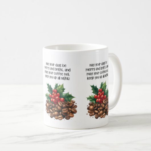 Weihnachtskaffee Kaffeetasse (VorderseiteRechts)