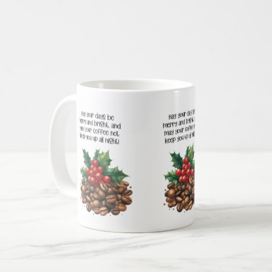 Weihnachtskaffee Kaffeetasse (Vorderseite Links)