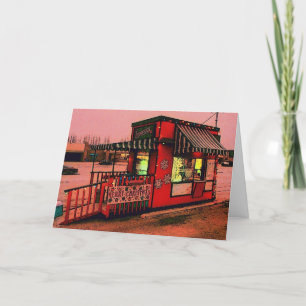 Weihnachtskaffee-Karte Feiertagskarte