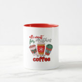 Weihnachtskaffee Lover Holiday Tasse (Zentrum)
