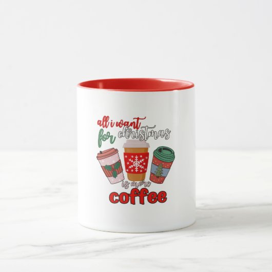 Weihnachtskaffee Lover Holiday Tasse (Zentrum)