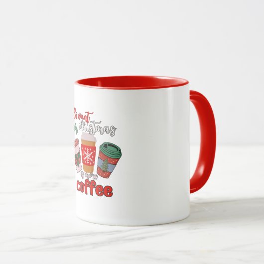 Weihnachtskaffee Lover Holiday Tasse (VorderseiteRechts)