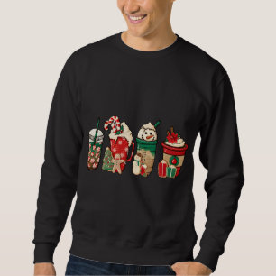 Weihnachtskaffee Lover Niedlich Snowman Latte Xm Sweatshirt