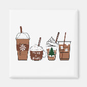 Weihnachtskaffee Magnet (Vorne)