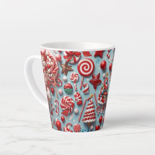 Weihnachtskaffee Milchtasse (Linke Ecke)