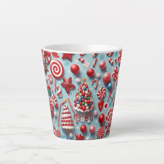 Weihnachtskaffee Milchtasse (Vorderseite)