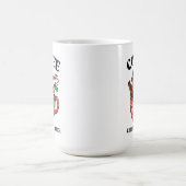 Weihnachtskaffee mit festlichen Dekorationen Kaffeetasse (Mittel)