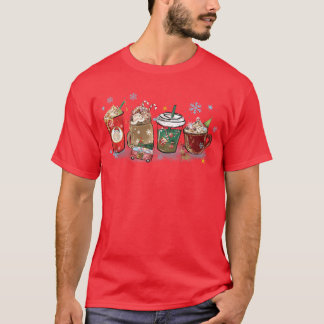 Weihnachtskaffee Niedlich Weihnachten Vintag T-Shirt