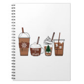 Weihnachtskaffee Notizblock (Vorderseite)