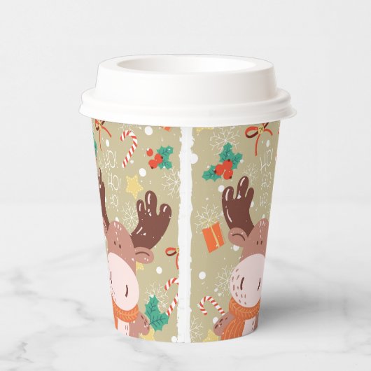 Weihnachtskaffee Pappbecher (Rechts)