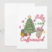 Weihnachtskaffee-Party-Einladung Einladung (Vorne/Hinten)
