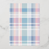 Weihnachtskaffee Party Folieneinladung (Rückseite)