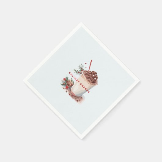 Weihnachtskaffee Party Serviette (Ecke)