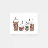 Weihnachtskaffee Post-it Klebezettel (Vorderseite)