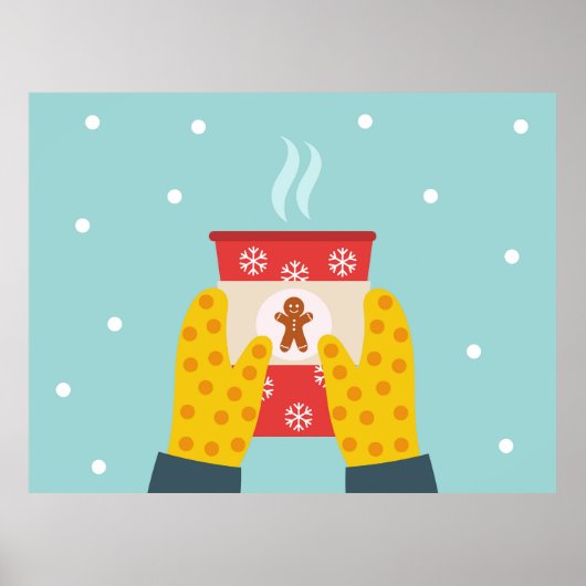 Weihnachtskaffee Poster (Vorne)