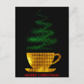 Weihnachtskaffee Postkarte (Vorderseite)