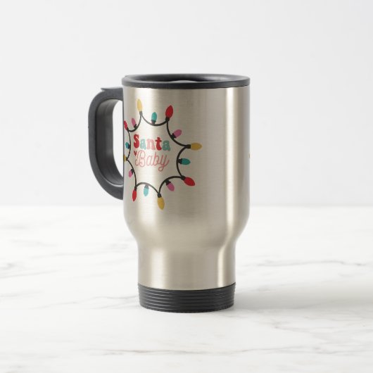 Weihnachtskaffee Reisebecher (Vorderseite Links)