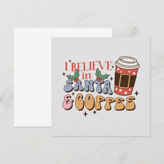 Weihnachtskaffee | Santa und Kaffee (Vorne/Hinten)