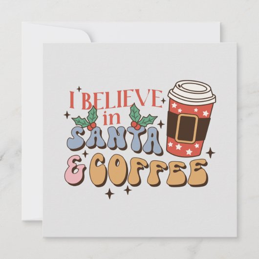 Weihnachtskaffee | Santa und Kaffee (Vorderseite)