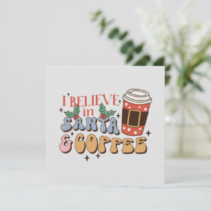 Weihnachtskaffee Santa und Kaffee