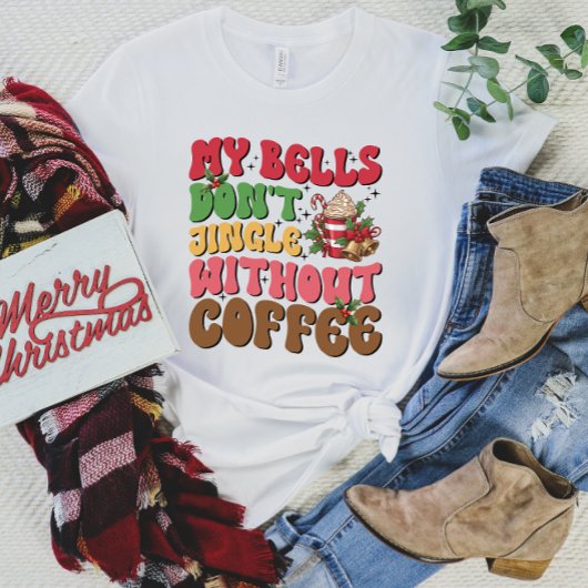 Weihnachtskaffee Shirt der Frauen