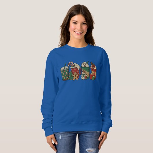 Weihnachtskaffee Sweatshirt (Vorne ganz)