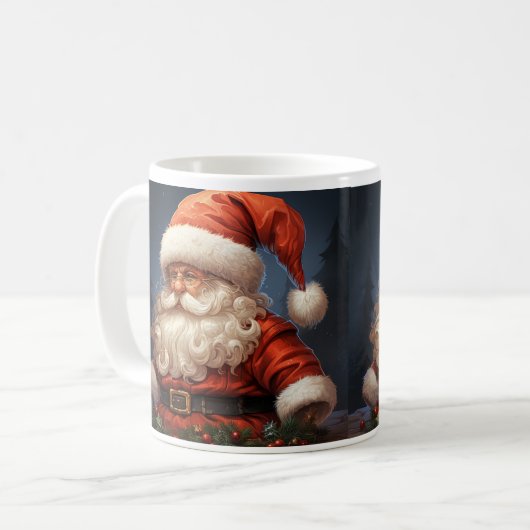 Weihnachtskaffee Tasse (Vorderseite Links)