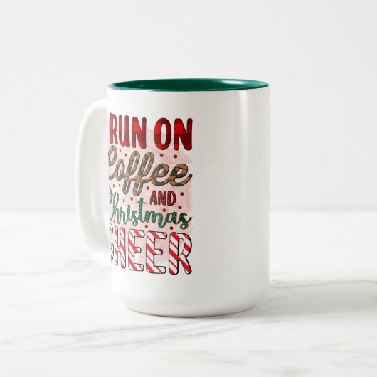 Weihnachtskaffee-Tasse | Funny Christmas Tasse (Vorderseite Links)