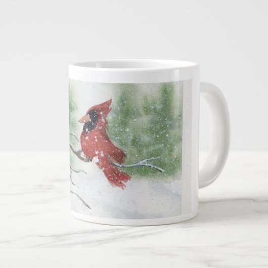 Weihnachtskaffee-Tasse Jumbo-Tasse (Vorderseite Rechts)