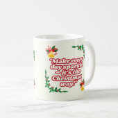 Weihnachtskaffee-Tasse Kaffeetasse (VorderseiteRechts)