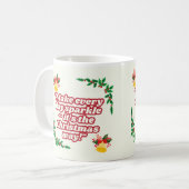 Weihnachtskaffee-Tasse Kaffeetasse (Vorderseite Links)