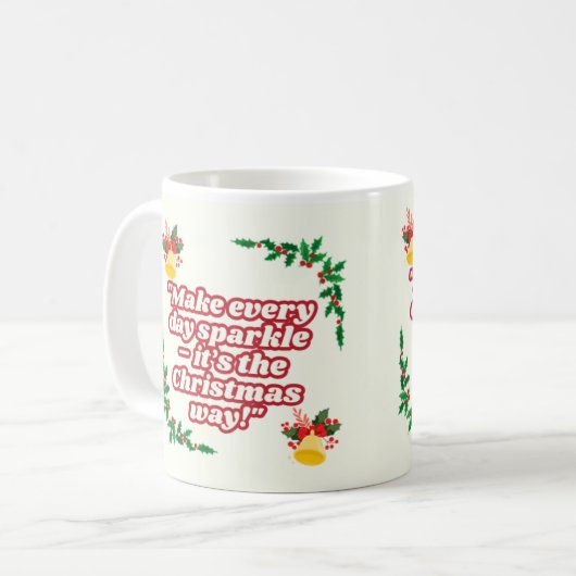 Weihnachtskaffee-Tasse Kaffeetasse (Vorderseite Links)