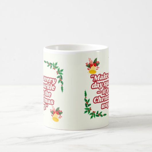 Weihnachtskaffee-Tasse Kaffeetasse (Mittel)