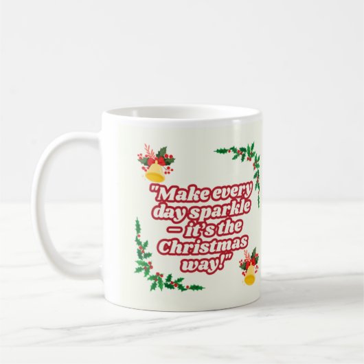 Weihnachtskaffee-Tasse Kaffeetasse (Links)