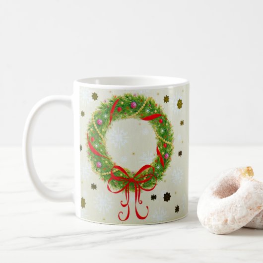 Weihnachtskaffee-Tasse Kaffeetasse (Mit Donut)