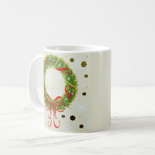 Weihnachtskaffee-Tasse Kaffeetasse (Vorderseite Links)