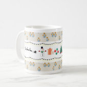 Weihnachtskaffee-Tasse, Kaffeetasse (Vorderseite Links)