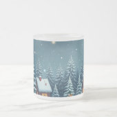 Weihnachtskaffee-Tasse Mattglastasse (Mittel)