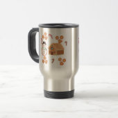 Weihnachtskaffee-Tasse/ Reiseumarmung Reisebecher (Vorderseite Links)